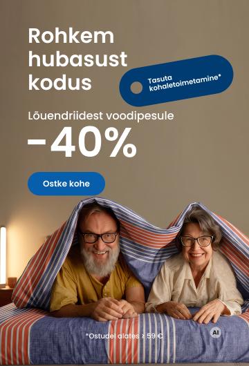 Lõuendriidest voodipesule -40%/ desktop