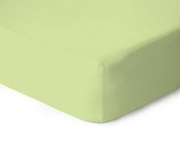Trikotaažist voodilina kummiga JERSEY JERSEY-SHADOW LIME