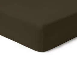 Satiinist voodilina kummiga 00-0154-DARK BROWN