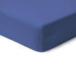 Satiinist voodilina kummiga 00-0271-BLUE