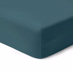 Satiinist voodilina kummiga 00-0486-TEAL