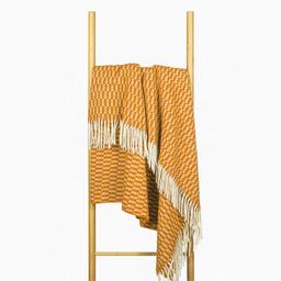 Plaid ZELANDIA 80-3259-MUSTARD