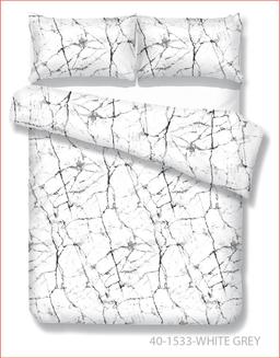 Постельное белье АБСТРАКТ 40-1533-WHITE GREY