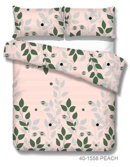 Voodipesu komplekt ABSTRAKT 40-1558-PEACH
