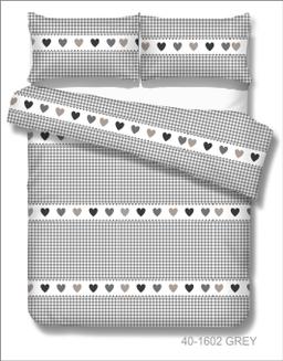 Voodipesu komplekt ABSTRAKT 40-1602-GREY