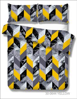 Voodipesu komplekt GEOMEETRIA 30-0644-YELLOW