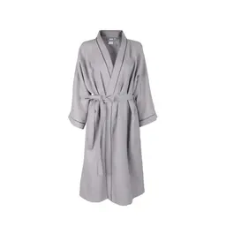 Bathrobe BATHROBE WAFFLE CVC-250 LUX 250 BATHROBE KIMONO-LIGHT GREY