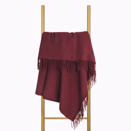 Плед MERINO-270 DOUBLE FACE-BORDEAUX
