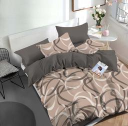 Polycotton bedding set GEOMETRY 30-0845/40-1590-BEIGE GREY