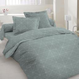 Polycotton bedding set GEOMETRY 30-0848-GREY