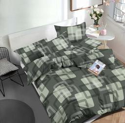 Polycotton bedding set GEOMETRY 30-0844-GREEN