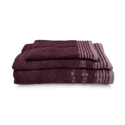 3 osaline rätikukomplekt T0203 T0203-BURGUNDY