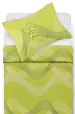 Lõuendriidest voodipesukomplekt DOLLY 40-1478-APPLE GREEN