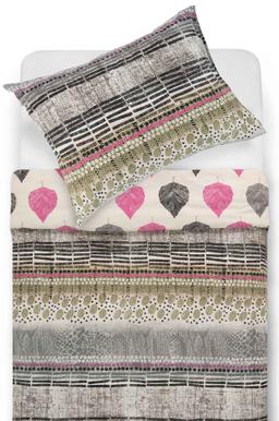 Lõuendriidest voodipesukomplekt DARLENE 40-1460-GREY