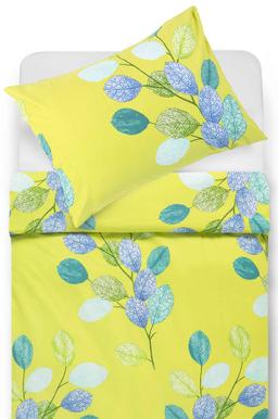 Lõuendriidest voodipesukomplekt DARNELL 40-1479-LIGHT GREEN