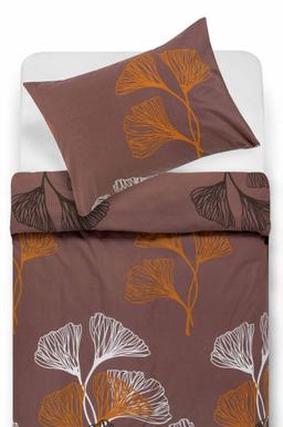 Lõuendriidest voodipesukomplekt DUANE 40-1499-BROWN