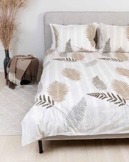 Flanellist voodipesu BRISTOL 40-1542-BROWN