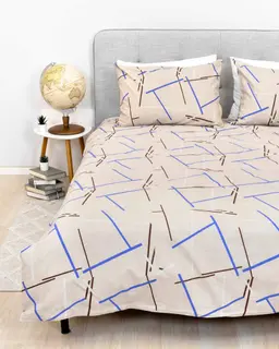 Flannel bedding set BRYNN 30-0825-CACAO