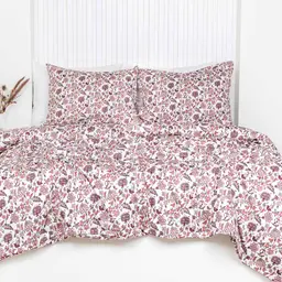 PREMIUM maco sateen bedding set CHAYA 20-1855-RED