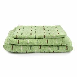 Набор полотенец, 3 шт., 550 ZERO TWIST T0207-TENDRIL GREEN