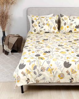 Flanellist voodipesu BELLAMY 20-1842-YELLOW