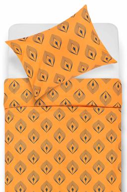 Lõuendriidest voodipesukomplekt DALIA 40-1466-ORANGE