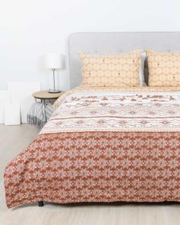 Flanellist voodipesu BILLY 40-1564/40-1565-BROWN