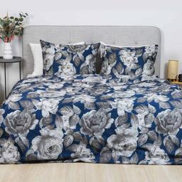 Satiinist voodipesu AISHA 20-1820-NAVY