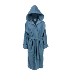 Bathrobe VELOUR-360 B0001-STONE BLUE