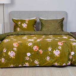 Sateen bedding set ALEAH 20-1821/40-1521-KHAKI