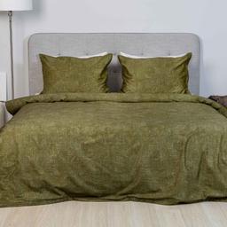 Sateen bedding set AZALEA 40-1521-MOSS GREEN
