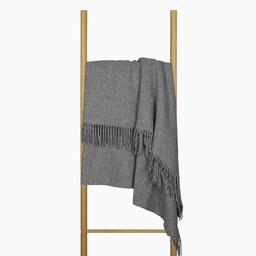 Woolen plaid MERINO-270 80-3257-DARK GREY