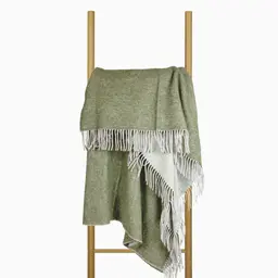 Villane pleed MERINO-270 DOUBLE FACE-LIGHT GREY KHAKI