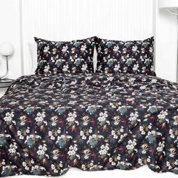 PREMIUM mako-satiinist voodipesu CHASE 20-1823-BLACK