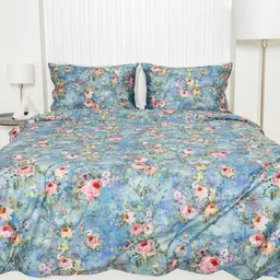 Постельное белье из Mako Сатина CHARLEIGH 20-1824-BLUE