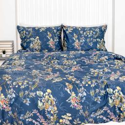 PREMIUM mako-satiinist voodipesu CHANA 40-1523-NAVY