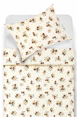 Polycotton bedding set FLOWERS 20-1833-SHELL