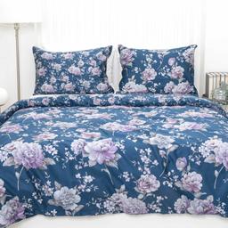 PREMIUM mako-satiinist voodipesu COLBY 20-1828/20-1851-NAVY
