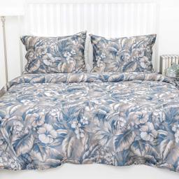 PREMIUM mako-satiinist voodipesu CLEO 20-1829-BLUE