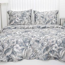 PREMIUM mako-satiinist voodipesu CLEO 20-1829-GREY