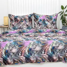 PREMIUM mako-satiinist voodipesu CLOTHILDA 40-1578-VIOLET