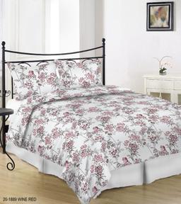 Satiinist voodipesu ADRIENNA 20-1889-WINE RED