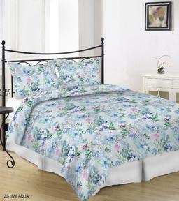 Satiinist voodipesu ADELIA 20-1886-AQUA
