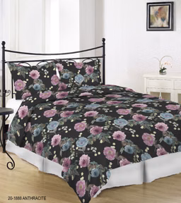 Satiinist voodipesu ADRIELLE 20-1888-ANTHRACITE