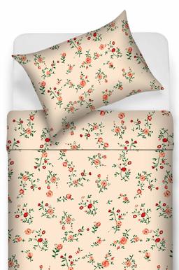 Polycotton bedding set FLOWERS 20-1893-RED