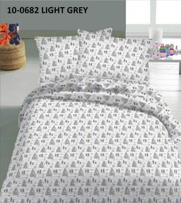 Children bedding set FOREST ANIMALS 10-0682-LIGHT GREY