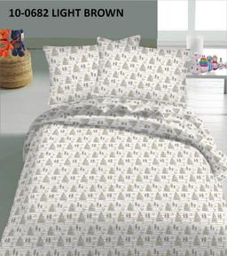 Voodipesu lastele FOREST ANIMALS 10-0682-LIGHT BROWN