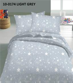 Voodipesu lastele SPACE 10-0174-LIGHT GREY