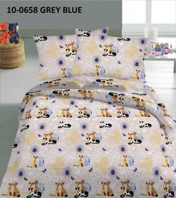 Voodipesu lastele SKINNY CATS 10-0658-GREY BLUE
