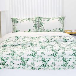 Постельное белье из Mako Сатина CORRETTA 40-1651/30-0879-GREEN GLACIER GREY
